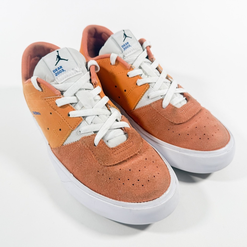 Nike Air Jordan Series 02 Dear 2003 Orange Suede Shoes Mens 8.5 DM1681-781